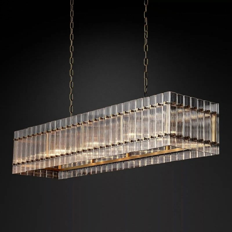 San Marco Rectangular Chandelier 54"