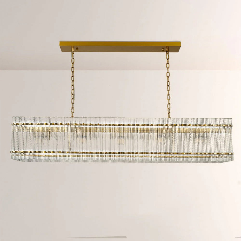 San Marco Rectangular Chandelier 54"