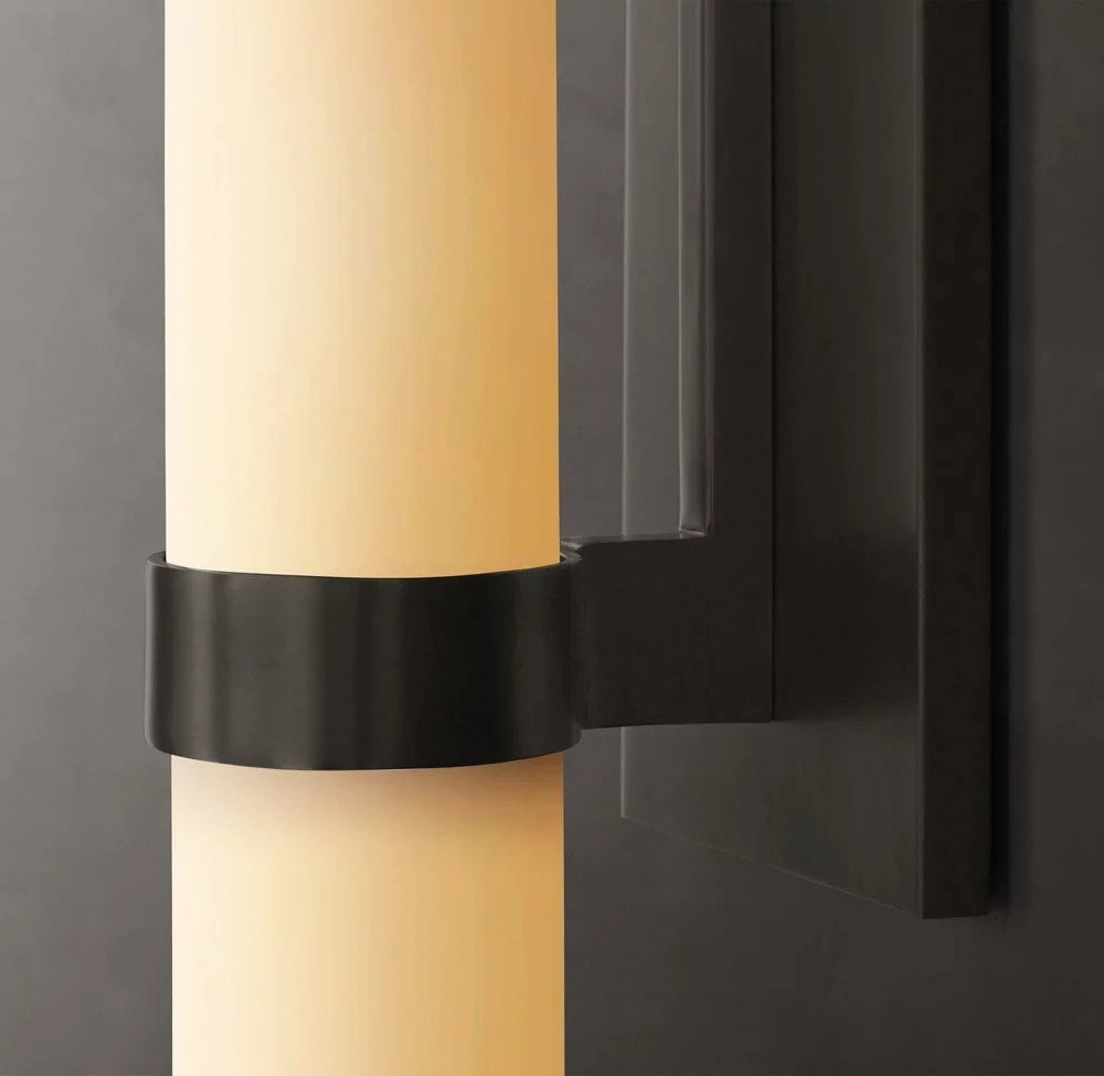 Ravelle Milk Glass Sconce