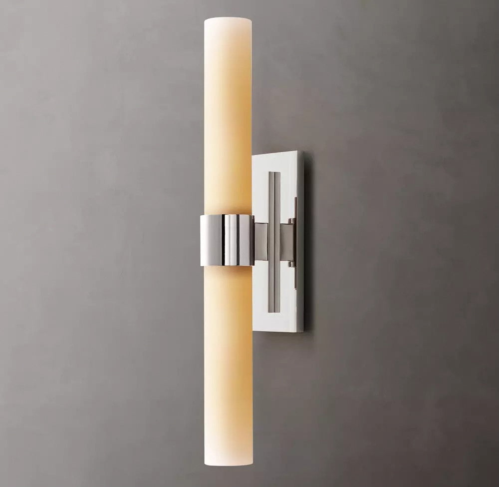 Ravelle Milk Glass Linear Sconce